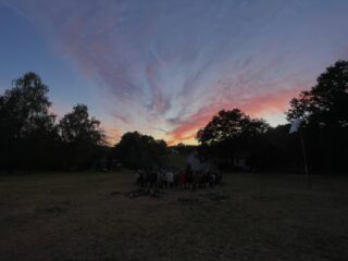 Abendrunde im Abendrot 🌅