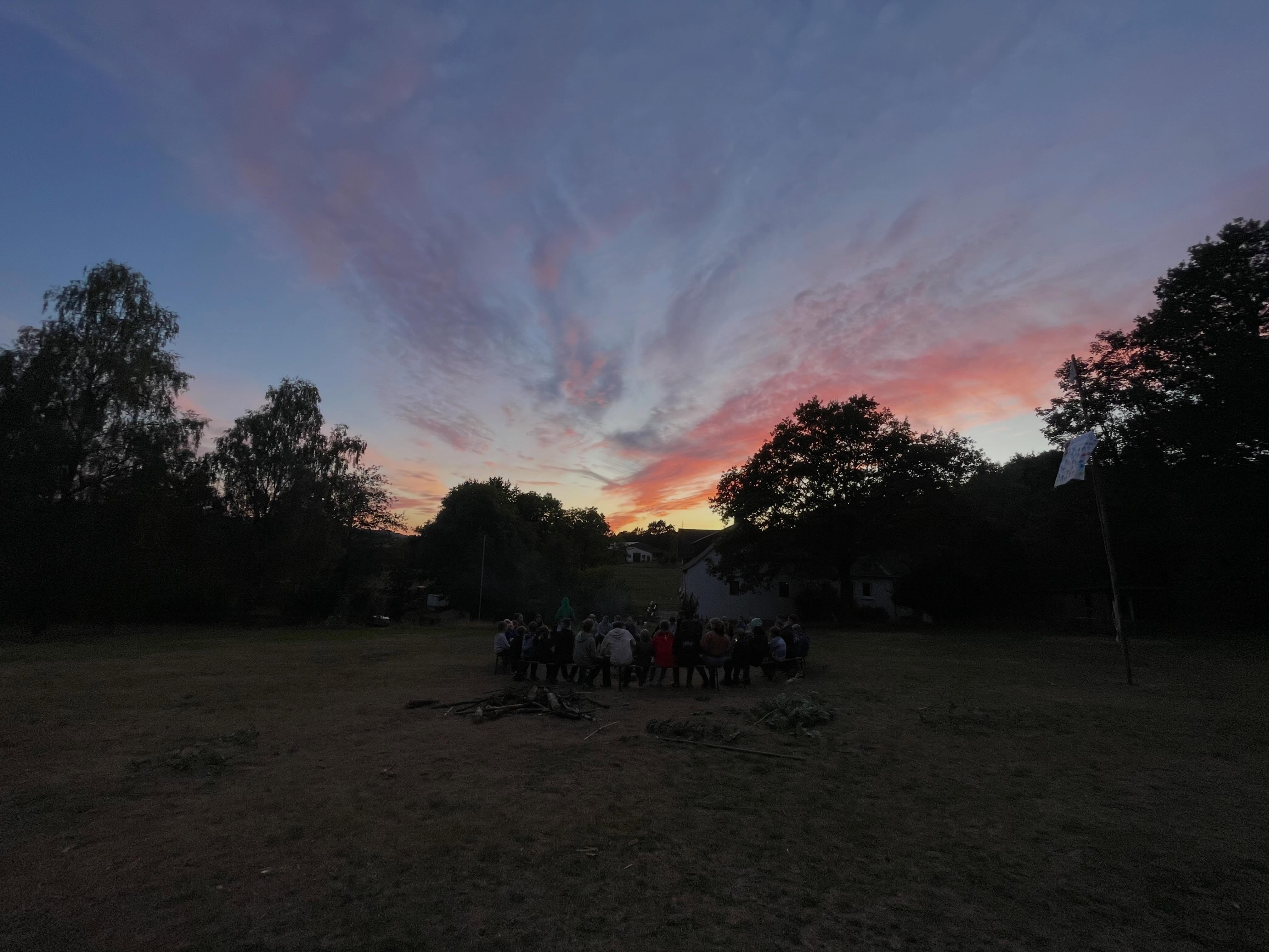 Abendrunde im Abendrot 🌅